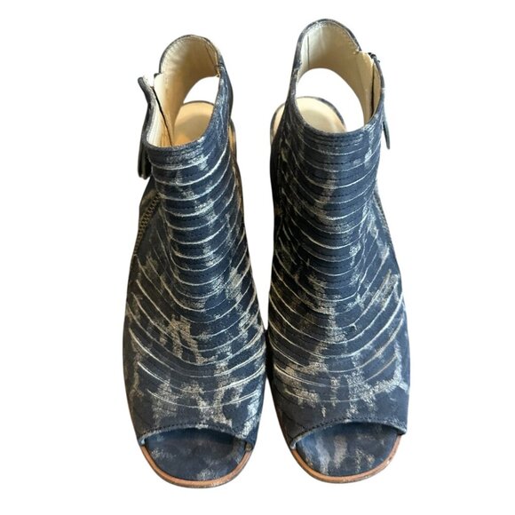 Paul Green Cayanne Peep Toe Sandals Ankle Booties w/ Heels Size Size 7.5 Women's - Picture 3 of 12